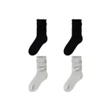 4 Pack (Black 2+Light Heather Gray 2)