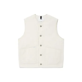 COVERNAT FW22 Vest Unisex Ivory White
