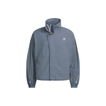 Adidas Originals x KR OP Jackets Coats Unisex Asphalt Gray