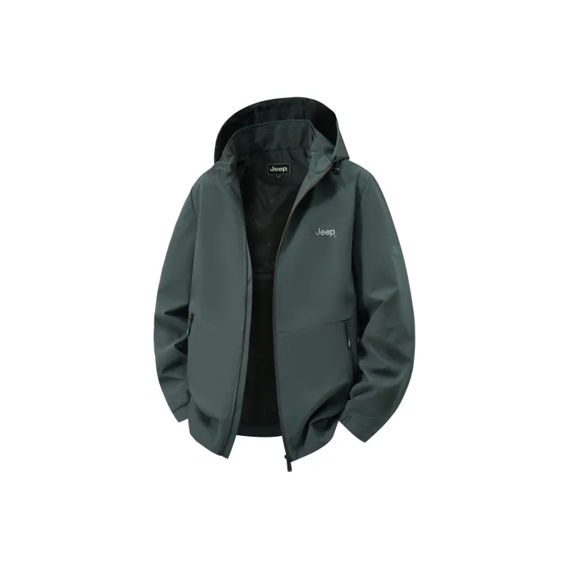 Jeep Jackets Coats Unisex Blue Gray Green-0
