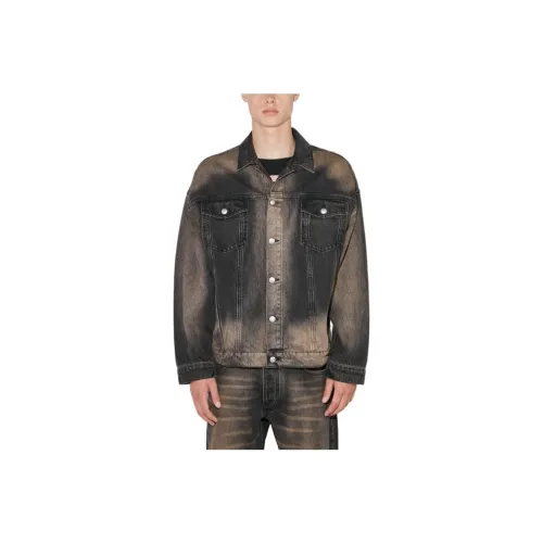 Misbhv Denim Jackets Men Black