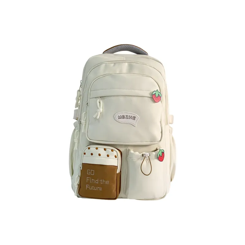 Alcohol Dragon Canvas Backpack Regular Women's Multicolor-7