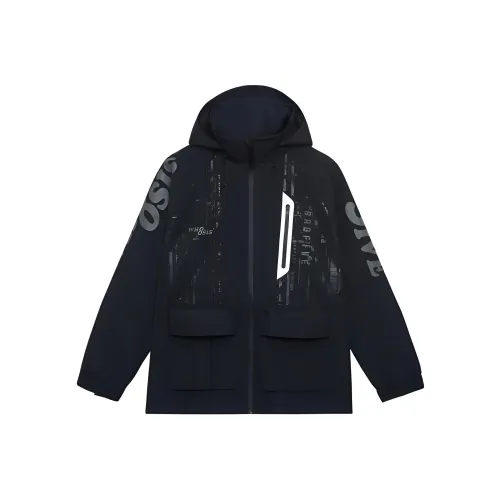 LiNing x WHOOSIS Badfive Water Resistant Windproof Breathable Windbreaker Jacket Men's Black