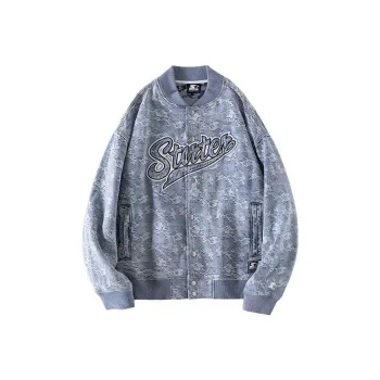 STARTER Denim Jackets Unisex Denim Blue