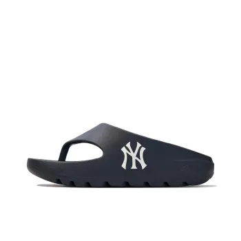 MLB New York Yankees Abrasion Resistant Slip Resistant Flip Flops Unisex Black