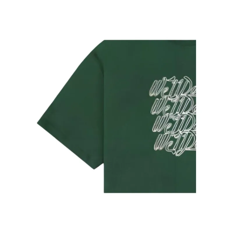 WE11DONE T Shirts Men Green-1
