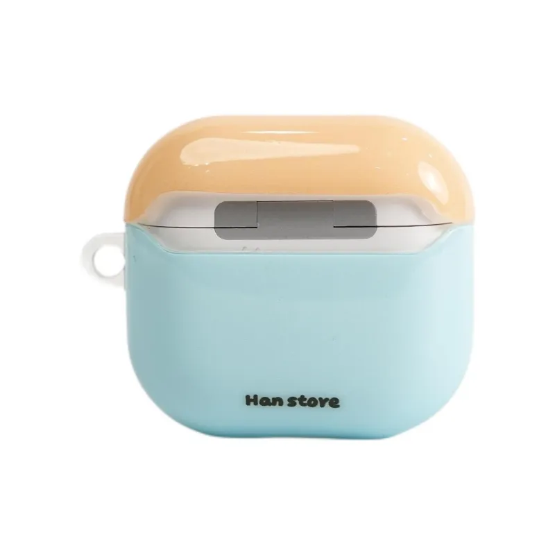 Sopi Compatibility With Apple AirPods 4/2/3/AirPods Pro/Pro 2 TPU Multicolor 3D Effect Cheese Headphone Cases-4