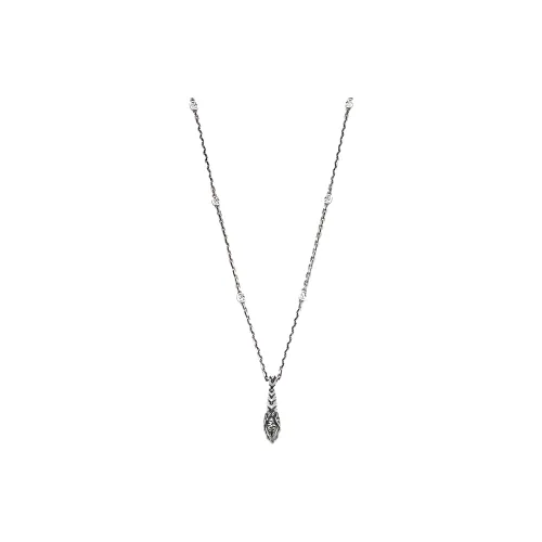 GUCCI Necklaces Men Silver