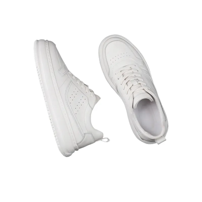 A Fairy Tale Of A Pair Of Shoes Cushioning, Wear Resistant Low Top Skateboard Shoes Men's White-2