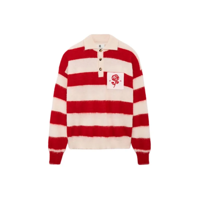 KENT&CURWEN Knitwear Men's Red White Stripes-0