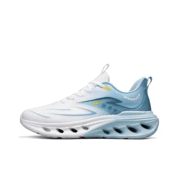 WARRIOR Running Shoes Men Low Top White Blue/White Orange/Black Blue