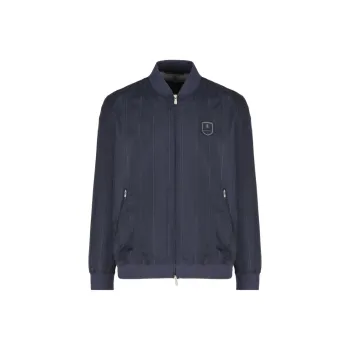 Brunello Cucinelli Logo appliqué Striped Jacket