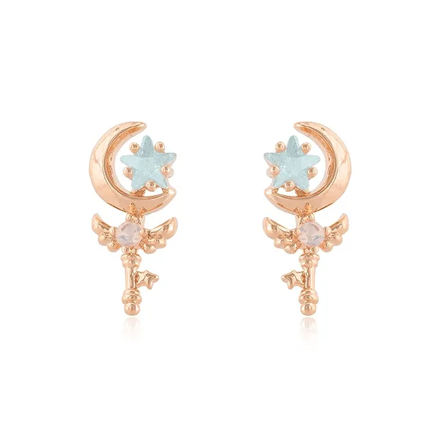 Inkopper Alloy Stud Earrings Women's-5