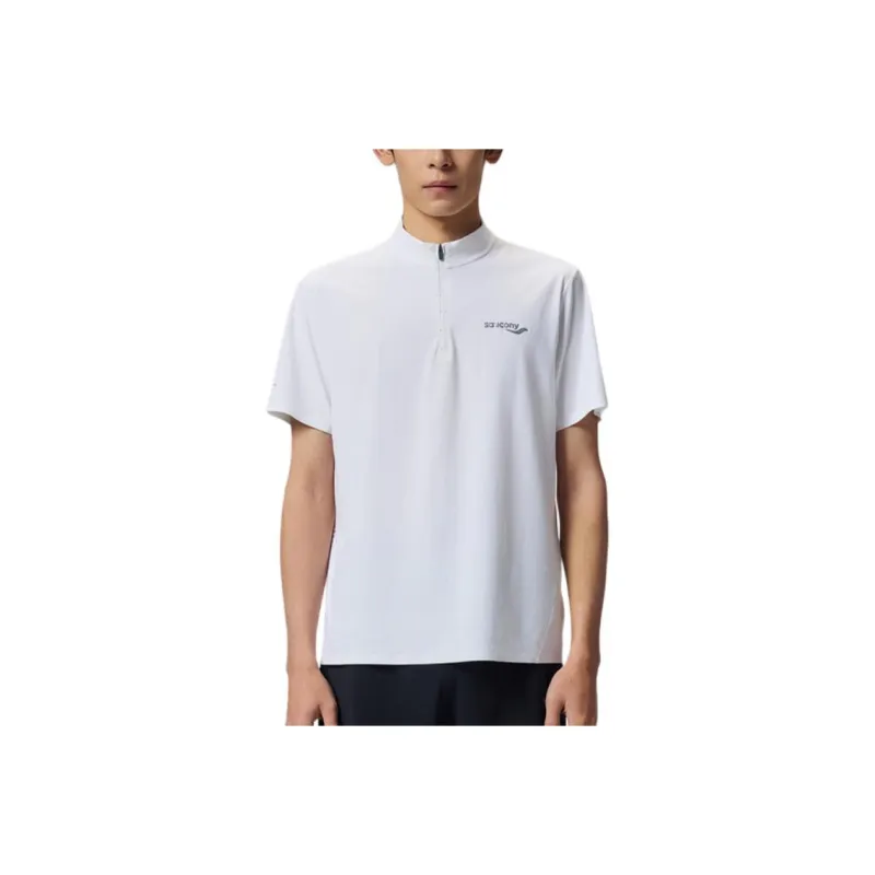 Saucony T Shirt Men's Pearl White-0