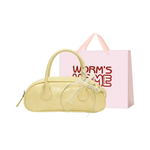 Worm's Home PU Crossbody One Shoulder Handbag Women's Multicolor