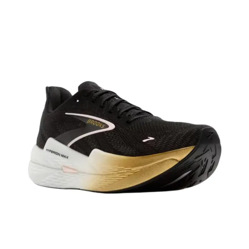 Brooks Hyperion Max 2 Anti Slip Wear Resistant Low Top Marathon Training Running Shoes Women's Black-2