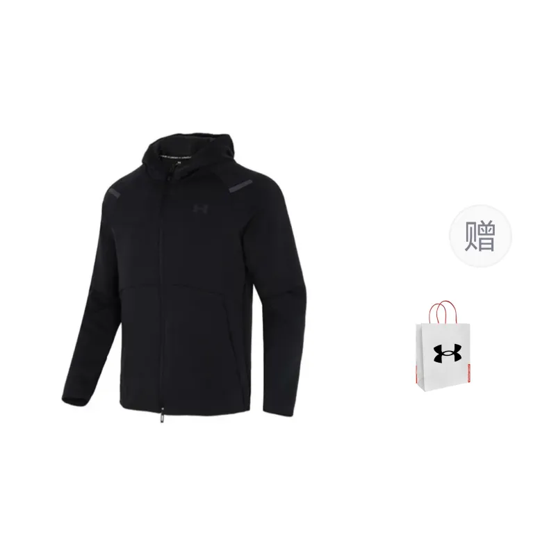 Under Armour Jackets Coats Men's Black Shopping Bag Included-0