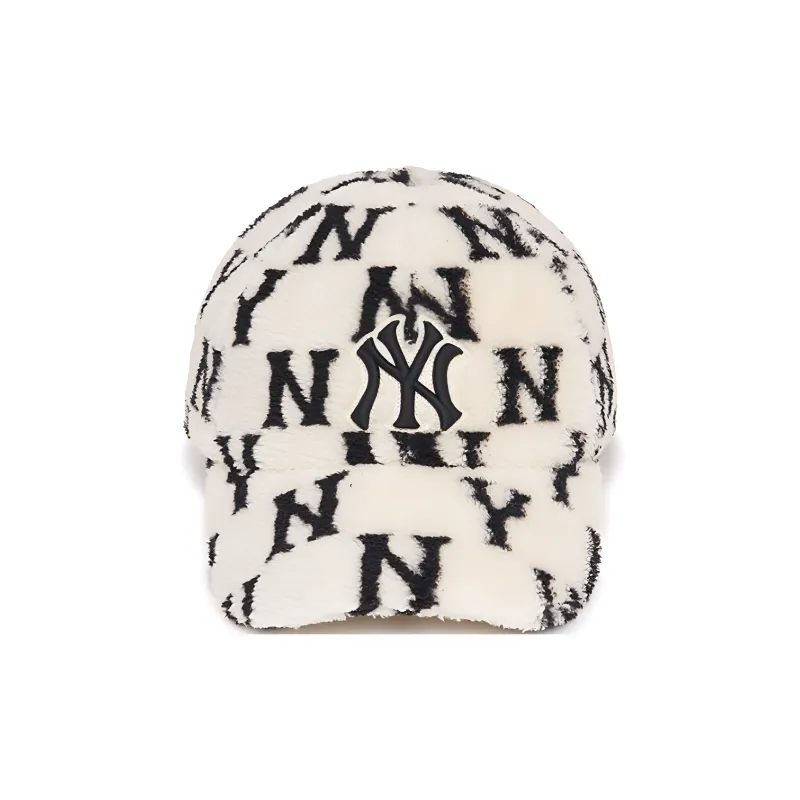MLB Acetate Baseball Caps Unisex White/Black-1