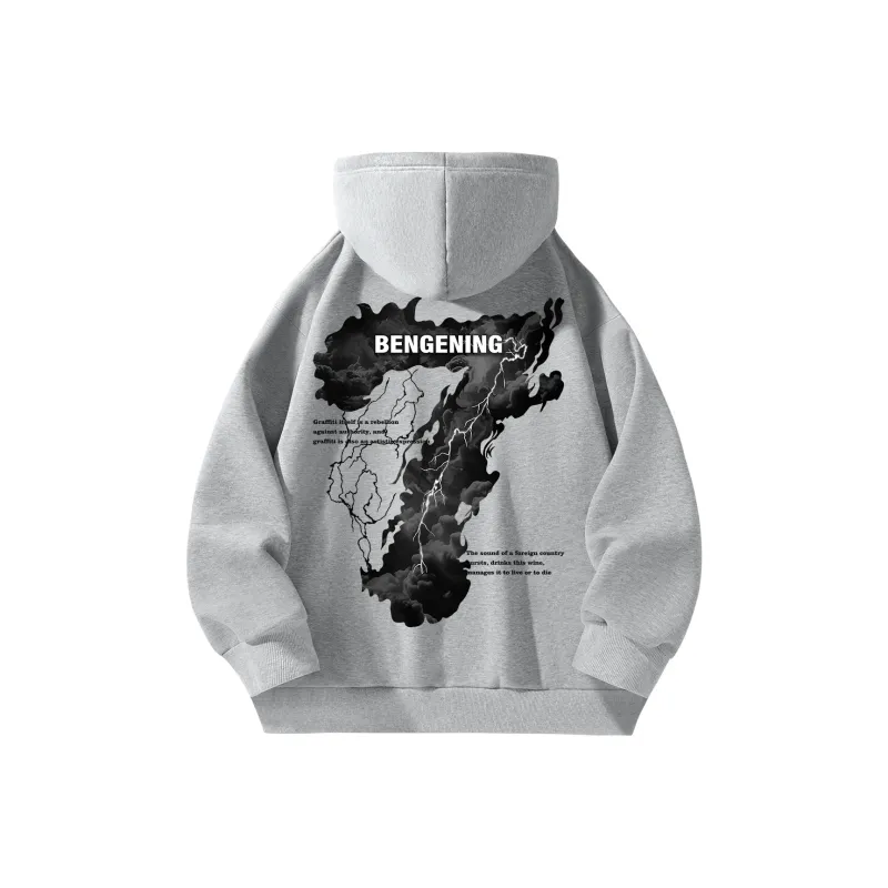 BENGEN Jackets Coats Unisex Black-4