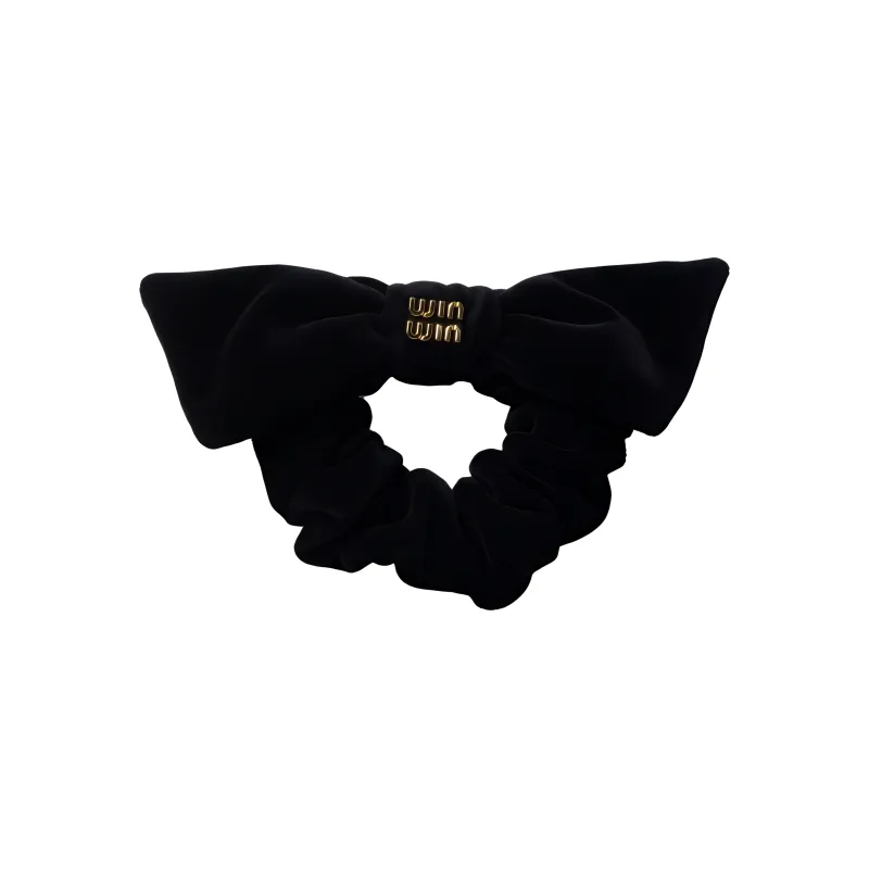 MIU MIU Velvet Scrunchie-1