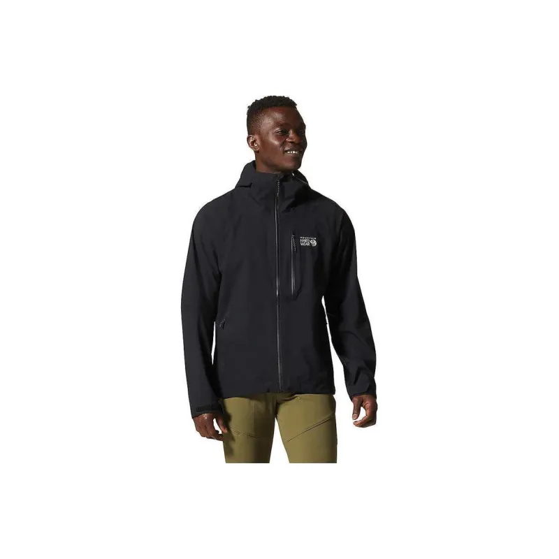 MOUNTAIN HARDWEAR Hiking Waterproof And Breathable Super Light Windbreaker Jacket Men's-2