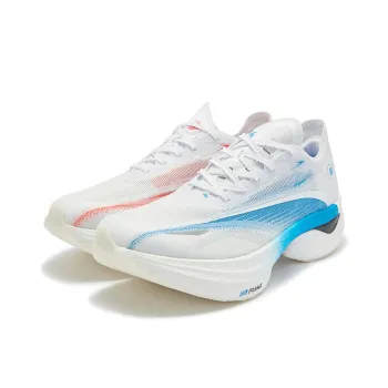 361° Cushioning, Slip Resistant, And Breathable Low Top Casual Running Shoes Unisex White Blue Mismatched