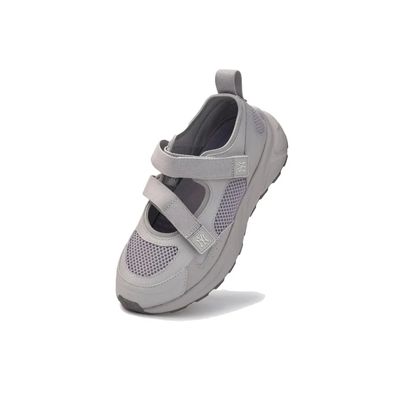 MLB New York Yankees Anti Slip Wear Resistant Low Top Casual Shoes Unisex Gray-2