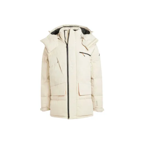 Adidas Down Jackets Men Beige