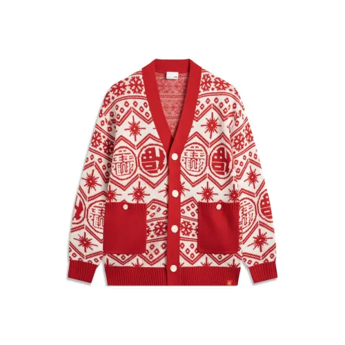 LiNing Sports Life Collection Knitwear Men's Red