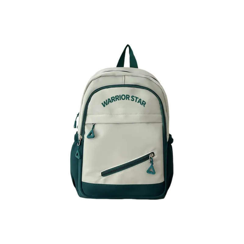 Warrior Nylon Backpack Small Size Unisex Sky Blue/Fresh Green-4