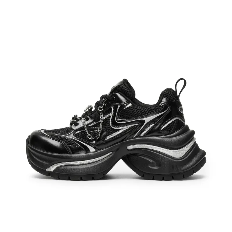 Teenmix Lucky Star Collection Cushioning Coverage Abrasion Resistant Slip Resistant Low Top Chunky Sneakers Women's-0