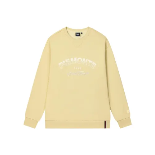 FILA ORIGINALE Sweatshirt Men's Coffee Beige Yellow