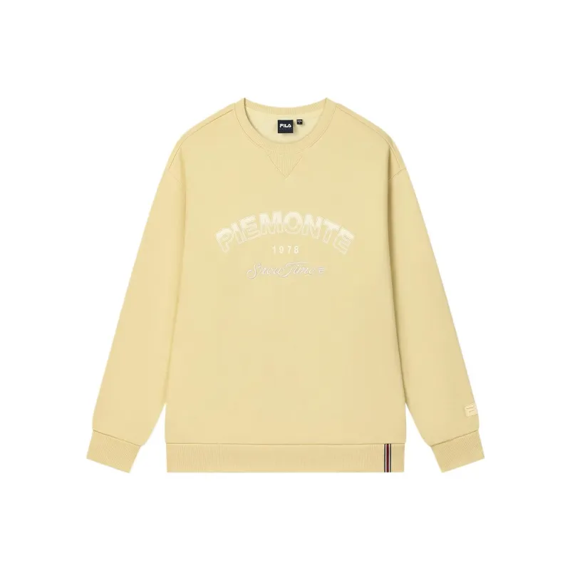 FILA ORIGINALE Sweatshirt Men's Coffee Beige Yellow-0