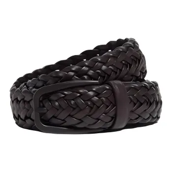 Ermenegildo Zegna Braided Buckle Belt