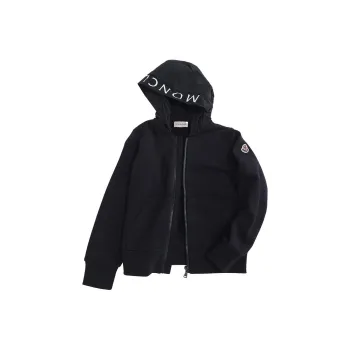 Moncler Logo trim Cotton Hoodie