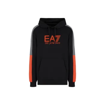 EMPORIO ARMANI Logo Printed Drawstring Hoodie
