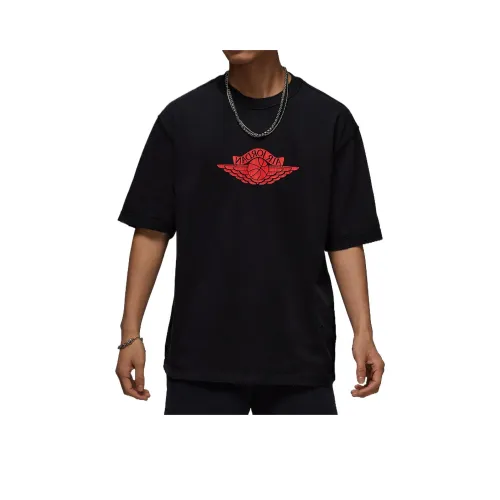 JORDAN Air T Shirts Men Black