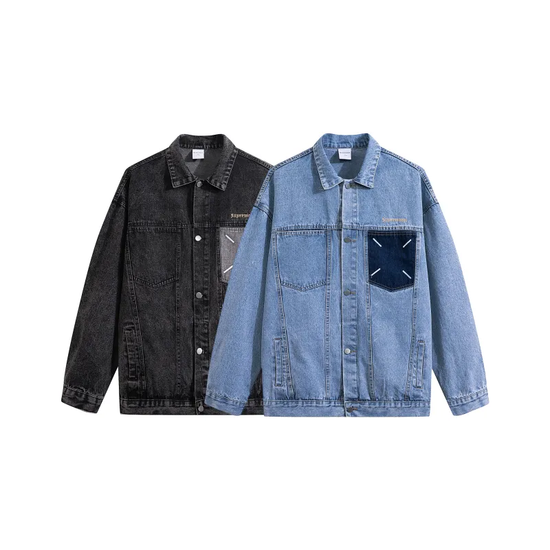 SUPERMOON Denim Jackets Unisex-12