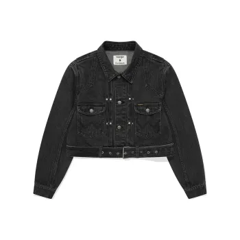 Wrangler X COVERNAT Denim Jackets Unisex Black