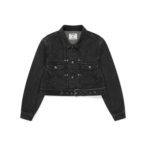 Wrangler X COVERNAT Denim Jackets Unisex Black