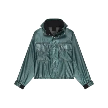 Givenchy Crinkle Printed Windbreaker