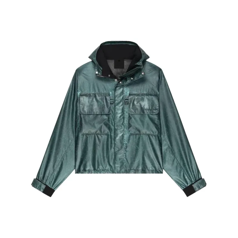 Givenchy Crinkle Printed Windbreaker-0