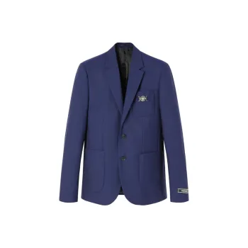 VERSACE Medusa Head Single Breasted Tailored Blazer