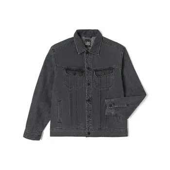 Lee SS23 Denim Jacket Spring Fall Men's Dark Gray