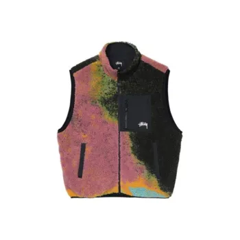 Stussy Jacquard Dye Sherpa Vest