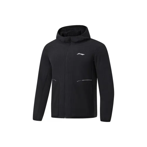 LiNing Li Ning Running Collection Jackets Coats Men's Black