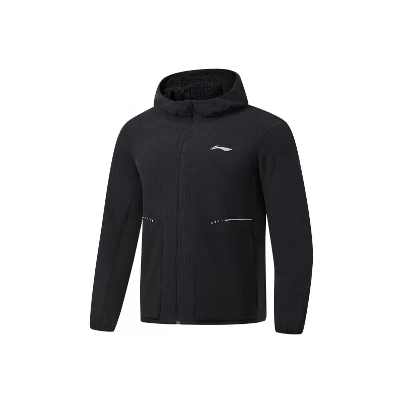 LiNing Li Ning Running Collection Jackets Coats Men's Black-0