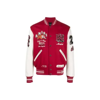 AMIRI Vintage Patch Varsity Bomber Jacket