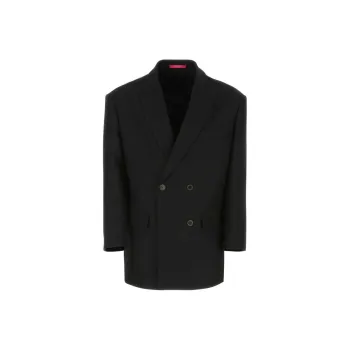 Valentino Button-Up Tailored Blazer