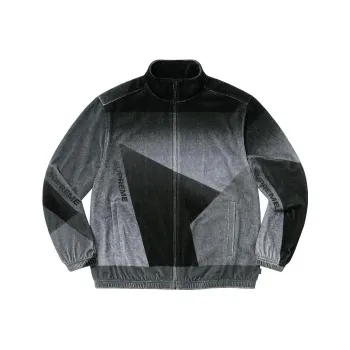 Supreme Geo Velour Track Jacket